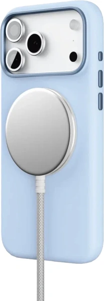 Чехол защитный VLP Aster Pro Case с MagSafe для iPhone 17 Pro, голубой